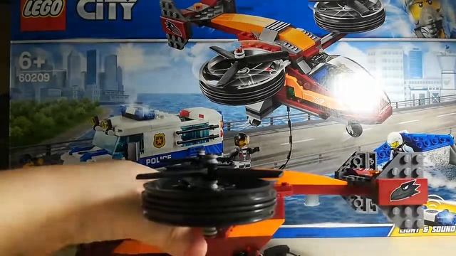 Обзор на набор Лего City воздушная полиция 60209 кража бриллиантов смотреть онлайн