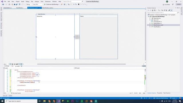 How to setup a DataGrid with Collection Bindings in WPF C# .NET Core C# Visual Studio смотреть онлайн