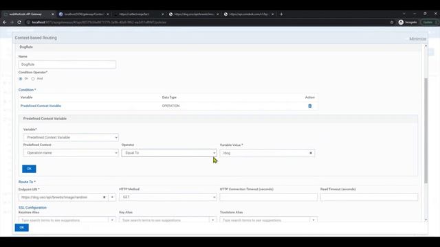 6 - SoftwareAG webMethods API Gateway Tutorial | Context Based Routing of APIs смотреть онлайн