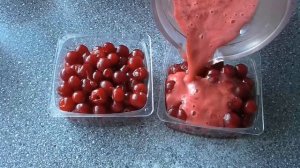 Заморозка  вишни Как заморозить вишню  на зиму Супер способ заморозки вишни