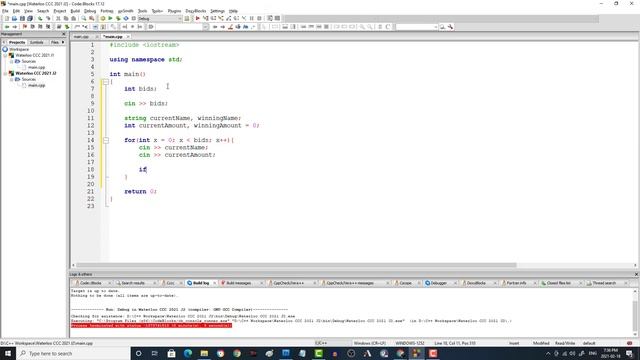Solution: Waterloo CCC 2021 J2 смотреть онлайн