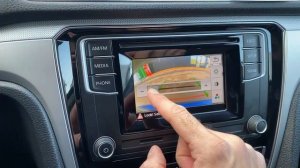 Как настроить камеру заднего вида Volkswagen Passat B7 USA?