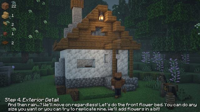 Minecraft: How To Build A Small 1.17 Cottage  Tutorial