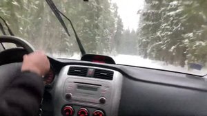 Suzuki Aerio Snow Test (AWD)