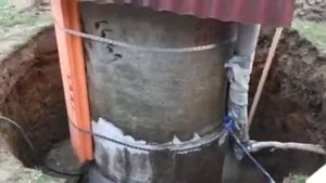 Утепление колодца пеноплексом (100 мм) 1
