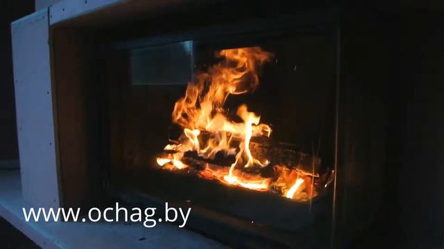 Горение в топке Foyer 747 - Магазин каминов смотреть онлайн