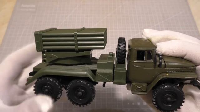 БМ-21 "Град" на базе Урал-4320 1:43 Элекон / Elecon смотреть онлайн