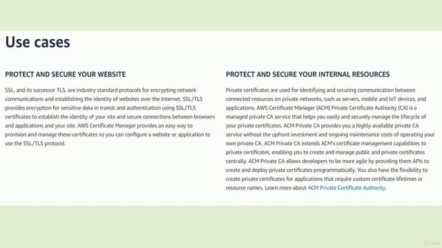 AWS Security Certificate Manager смотреть онлайн
