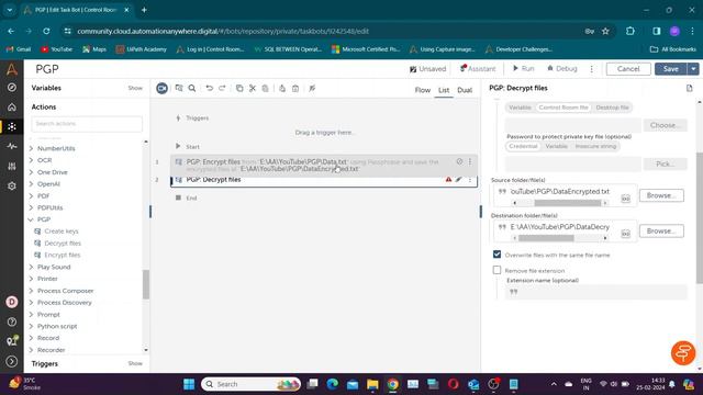 Mastering PGP Encryption with Automation Anywhere A360 | Secure Data Automation Tutorial