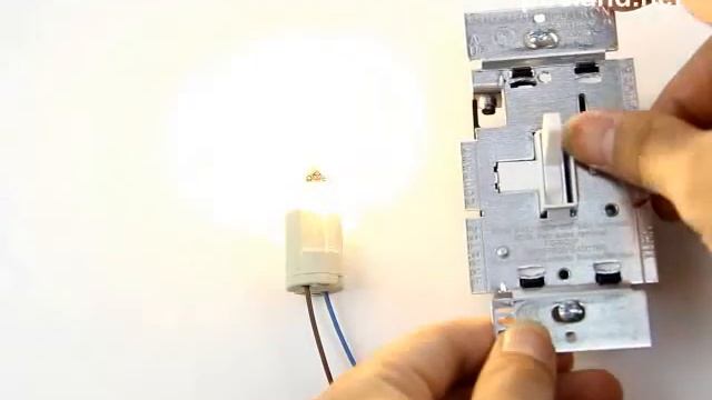 Poeland G9 5W LED Dimmable and Lutron TG 600PH WH Dimmer смотреть онлайн