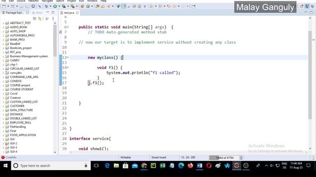 Core Java Class-21? Interface Inheritance ? Anonymous Inner Class ?Lambda Expression смотреть онлайн