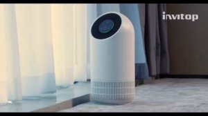 Очиститель воздуха с HEPA фильтром настольный портативный с ночником Fillo Invitop