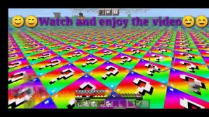 How to download rainbow luckyblock flat world in minecraft | rainbow luckyblock download minecraft