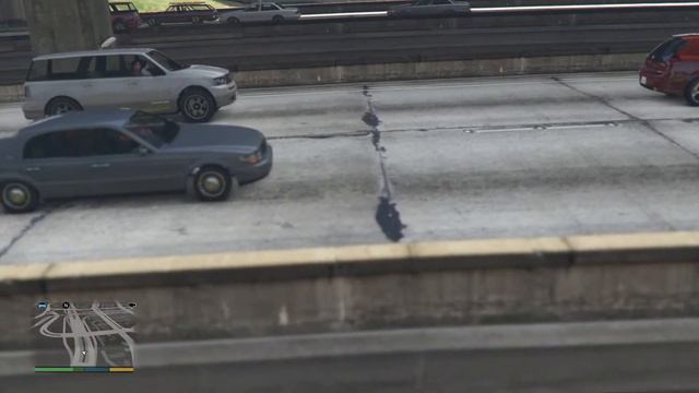 №114. Stunt Jumps. La Puerta Freeway. Grand Theft Auto V. смотреть онлайн