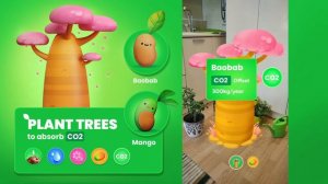 🌳   AR Effect CO2 trees