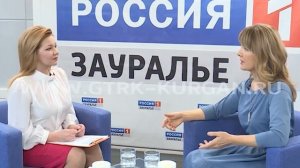 В Кургане взяли интервью у Ирины Очеретиной