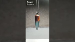 DIY ЮВЕЛИРНЫЕ ИЗДЕЛИЯ своими руками из дерева и эпоксидки. DIY Necklace