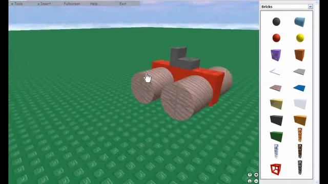 ROBLOX - How To Make A Simple Car ( ROBLOX Tutorial August 2009 ) смотреть онлайн
