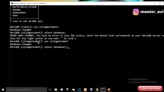 lecture 4 create show check delete table  || SQL & MySQL tutorial in Hindi 2021 #computerprogrammin