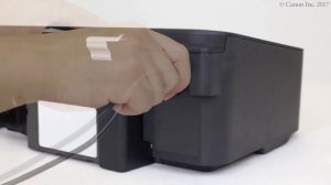 Canon Pixma TS200 series Connecting the printer and a computer via USB Windows