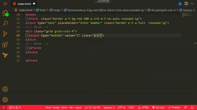 Calculator using REACT JS & Tailwindcss  [ 6 Tutorials ]