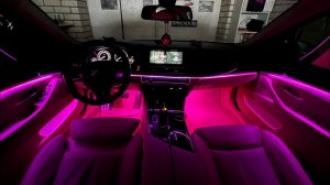 Дооснащение подсветкой салона BMW F10 / Ambient light BMW F10