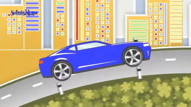 Машинки Скорая помощь Пожарная Полицейская Развивающий мультик смотреть онлайн