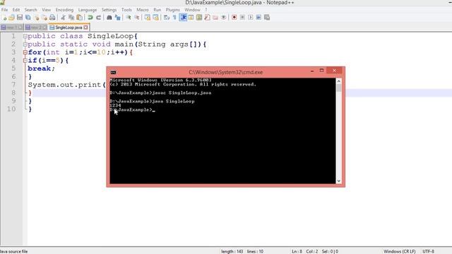 Java Break Statement смотреть онлайн