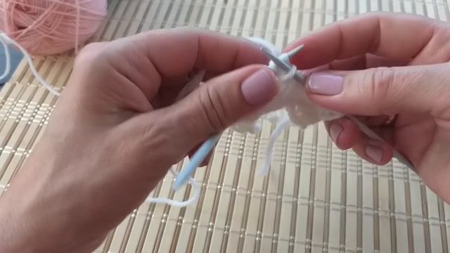 Шикарная резинка для шапок и не только 2 с вытянутыми петлями. Вязание спицами. смотреть онлайн