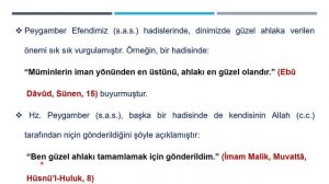 Din Güzel Ahlaktır 4.sınıf 3.ünite Din Kültürü  ve ahlak bilgisi Ev Akademisi