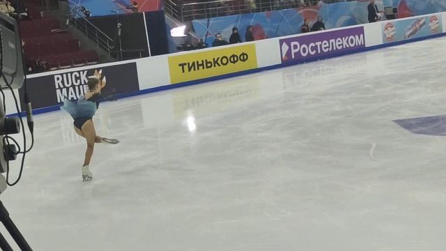 Дарья Садкова КП 5 этап гран при Самара 2023-2024 смотреть онлайн