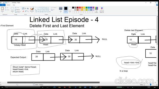 Linked List || Data Structures || Episode : 4 || Delete First and Last Element of Linked List смотреть онлайн