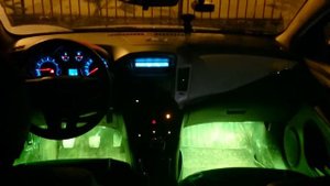 RGB подсветка в салоне Шевроле Круз Своими руками