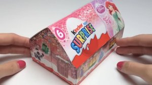 6 Киндер Сюрприз Яиц Принцессы Диснея Игрушки 6 Kinder Surprise Eggs Disney Princess Toys