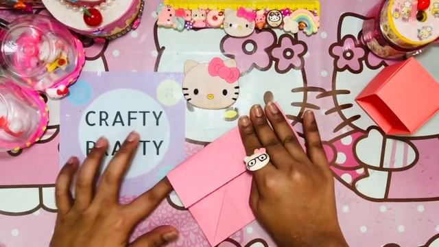 How To Make Hello kitty Origami Blender Machine /DIY Origami Paper Blender Machine смотреть онлайн