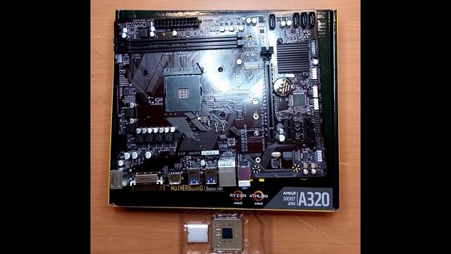 Ensamble de tarjeta madre Gigabyte A320M-H, procesador Ryzen 5 3600 y memoria RAM DDR4 Kingston смотреть онлайн