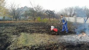 Вспашка культиватором