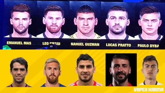 PES 2018 Messi Tattoos and New Dybala Face смотреть онлайн