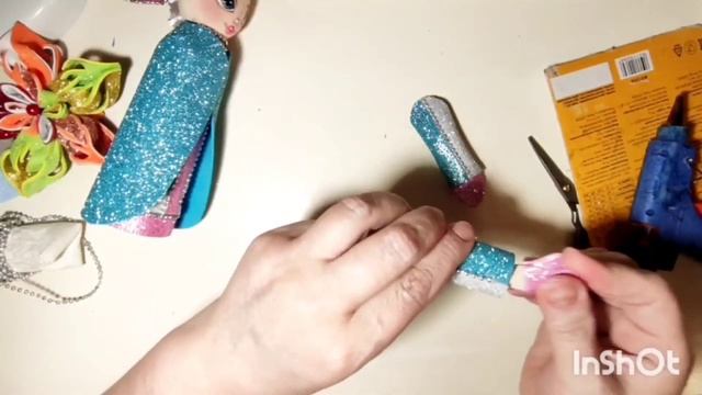 СНЕГУРОЧКА СВОИМИ РУКАМИ. КАКАЯ КРАСАВИЦА ПОЛУЧИЛАСЬ. смотреть онлайн