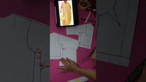 Моделирование  ярусного платья с цельнокроеным  рукавом