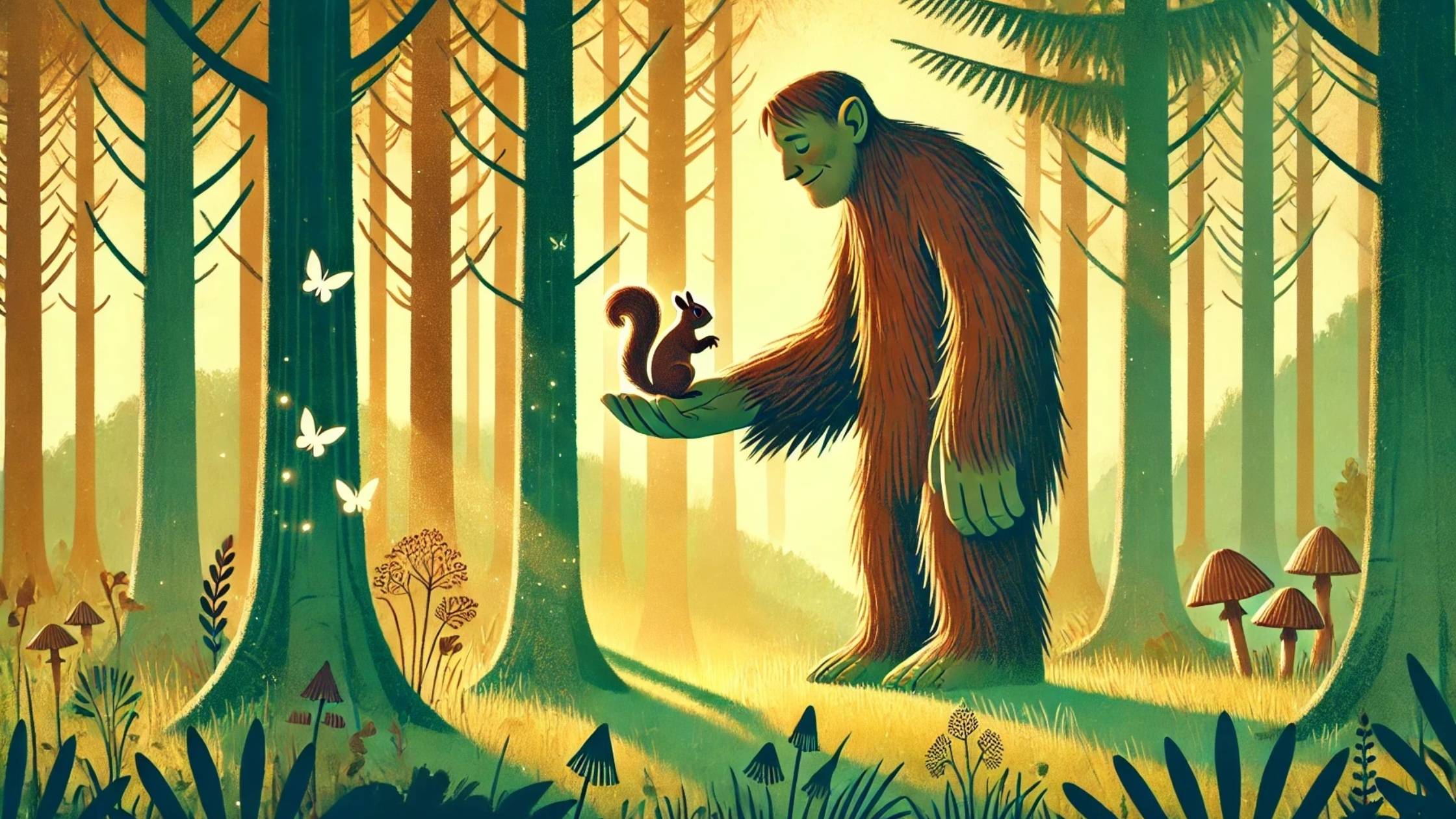 СКАЗКИ | Великан и белка | Аудиосказки смотреть онлайн