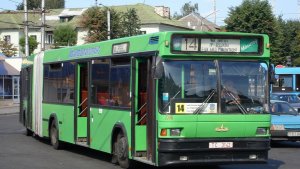 Автобус Могилёва МАЗ 105.465 АВ 8742-6 Маршрут 14 Б-ца Реабилитации - Вокзал (Колледж - Автовокзал)