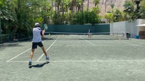 Clay court tennis training  with 15 y/o Edu Gonzalez USA 🇺🇸 and Coach Brian Dabul