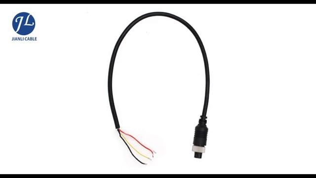 4pin aviation female and male cable for vehicle rear view camera system смотреть онлайн