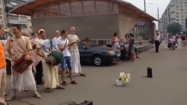 Харинама Казань, Московский рынок 23.07.2016 / Harinama Kazan, Moscow market 07/23/2016