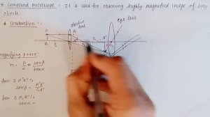 Compound microscope || Ray optics|| Image formed at least distance of distinct vision ||