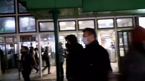 Москва 3220 Ярославский вокзал, Комсомольская площадь, Ленинградский и Казанский вокзал осень вечер