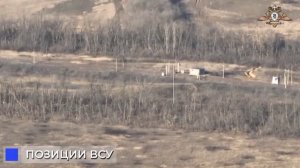 Работа САУ 2С1 «Гвоздика» первого армейского корпуса НМ ДНР по позициям ВСУ.