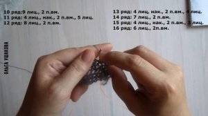 Шаль спицами.Схема.Узор для шали