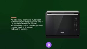 Panasonic NN-CS89LBBPQ Combination Microwave Oven Review | Specific Cleaning Settings